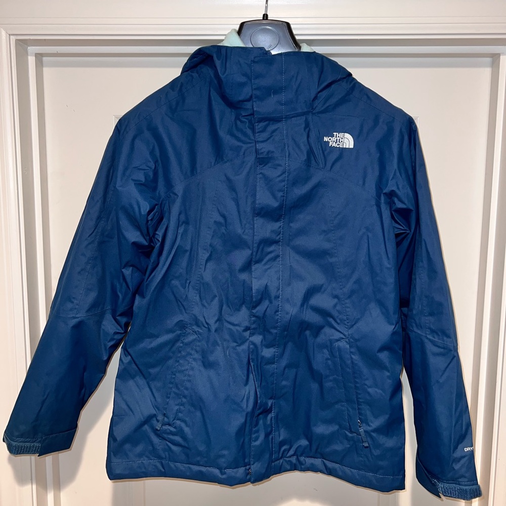 Girls XL (size 18) Northface waterproof ski coat with removable fleece liner.